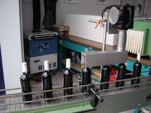 Aplicatie aer cald linie industriala