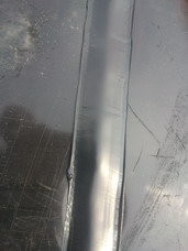 Sudarea unei geomembrane prin suprapunere Sudarea unei geomembrane prin suprapunere